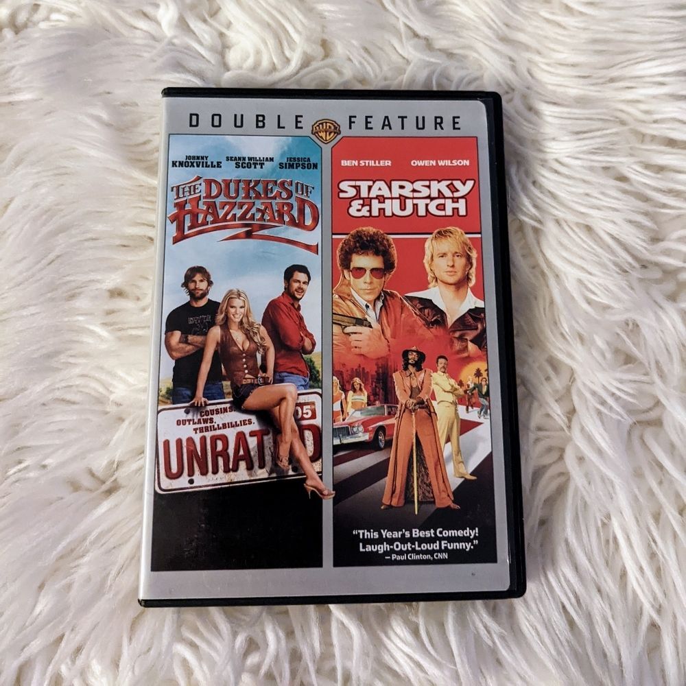 5/$25! The Dukes of Hazzard & Starsky and Hutch double DVD - Excellent Condition